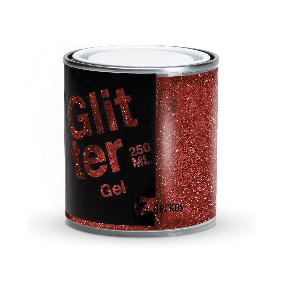GLITTER FOR WATER PAINT RED 250 ML