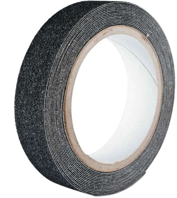 NON-SLIP ADHESIVE TAPE BLACK 25MMX5MT