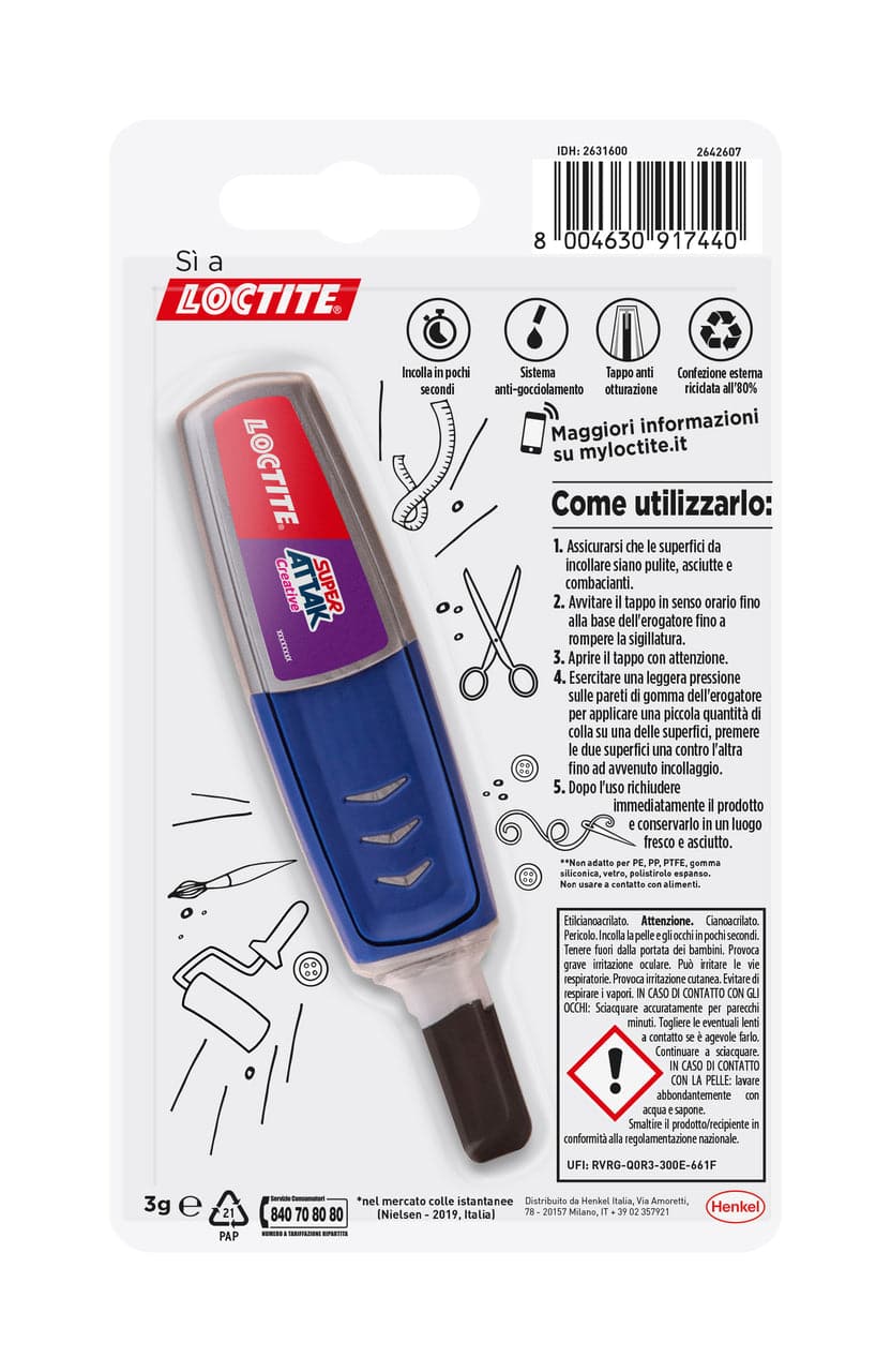Bricocenter INSTANT GLUE ATTAK PERFECT PEN 3 GR