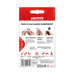 Bricocenter FLEXIBLE REPAIR PAST KINT SUGLUE 3PZ x 5GR WHITE