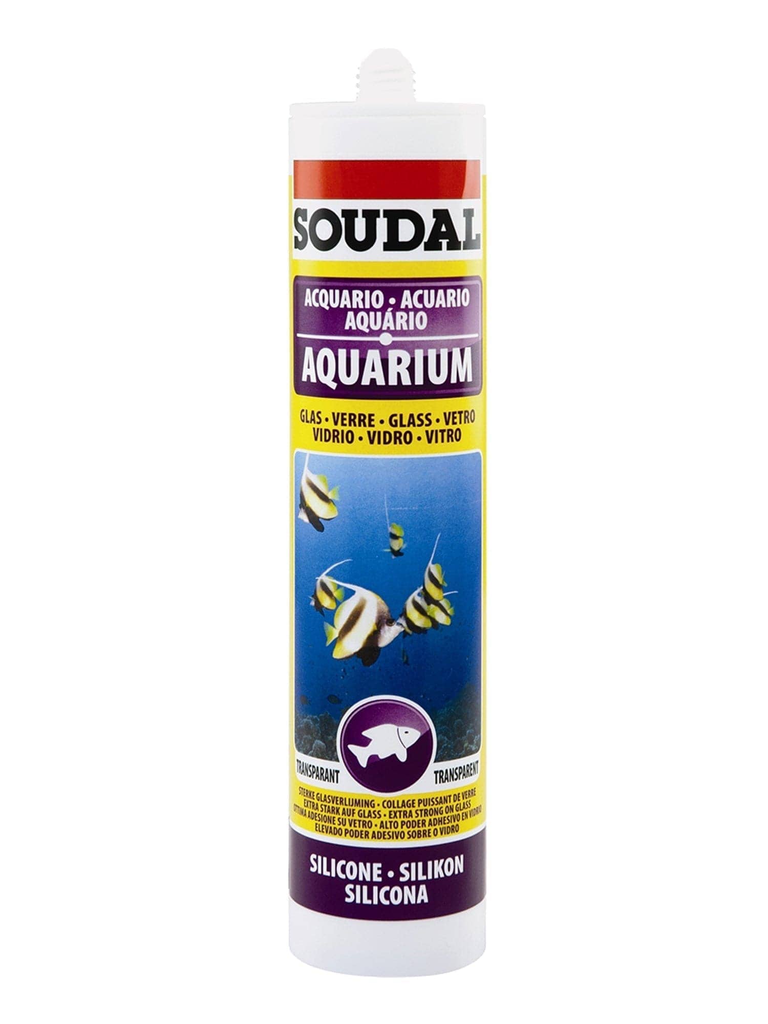 TRANSPARENT AQUARIUM SILICONE 290ML