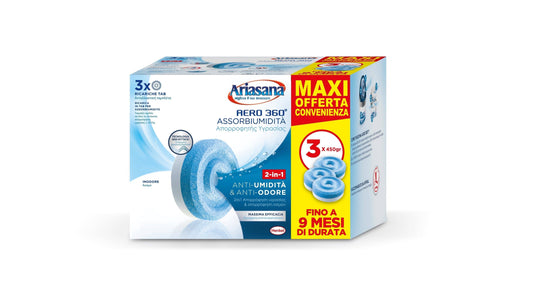 Bricocenter 3 ODOURLESS MOISTURE-ABSORBING TABS REFILLS