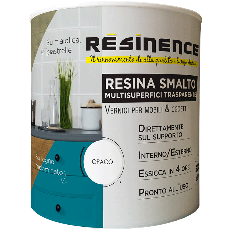 RESIN MULTI-SUPPORT ENAMEL - TRANSPARENT MATT 500ML