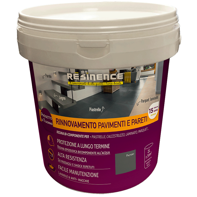 Bricocenter FLOOR AND WALL RENOVATION - FACTORY GREY 2L (28)