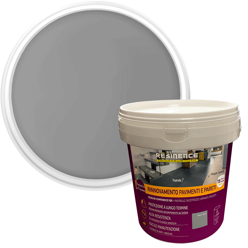 Bricocenter FLOOR AND WALL RENOVATION - MEDIUM GREY 2L (65)