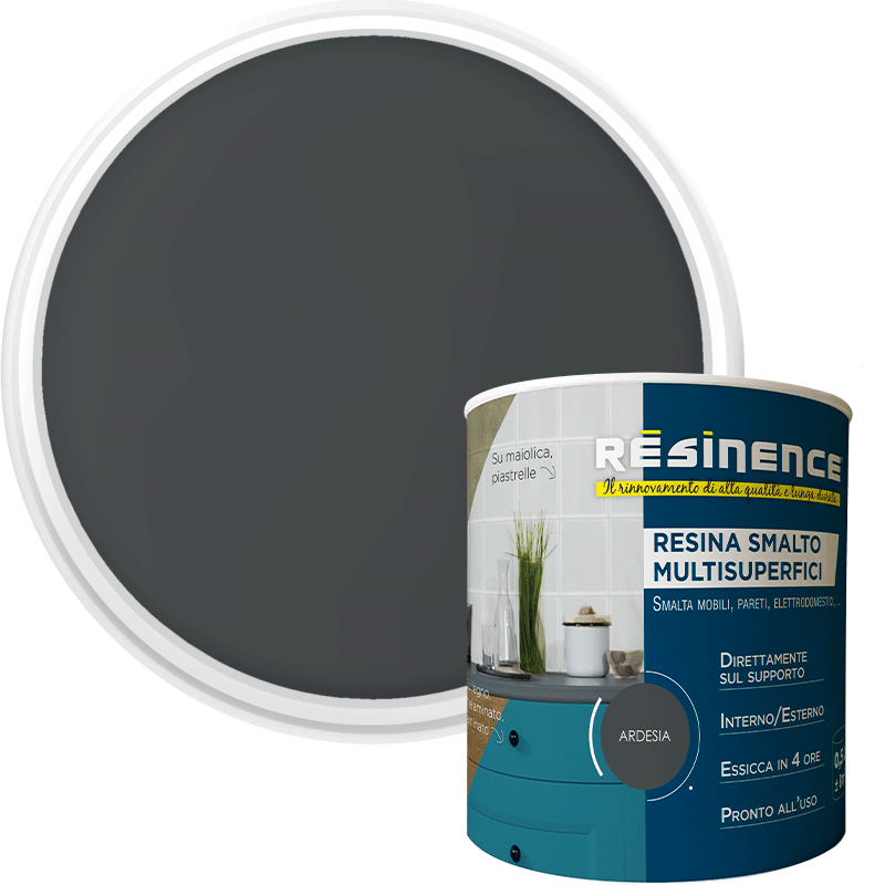 Bricocenter MULTI-SUPPORT ENAMEL RESIN - SLATE 500ML (66)