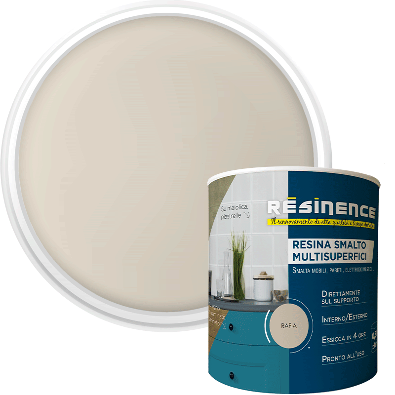 Bricocenter MULTI-SUPPORT ENAMEL RESIN - RAFFIA 500ML (49)