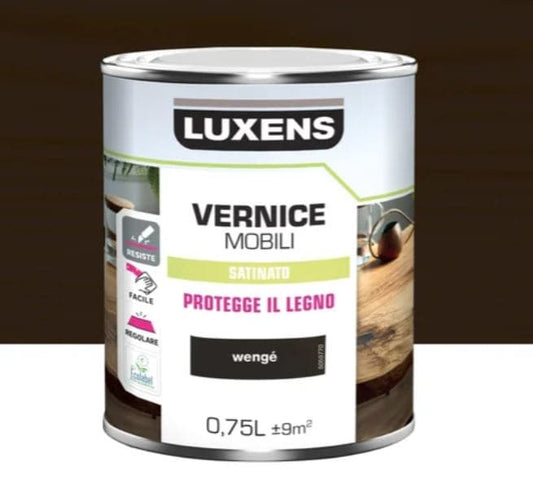 BRUSHED WENGE WOOD VARNISH 0.75 L LUXENS - best price from Maltashopper.com BR470004802