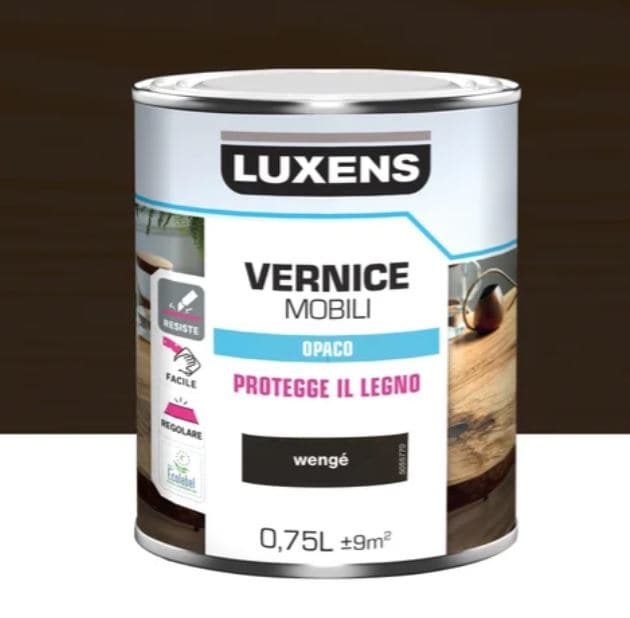 Bricocenter MATT WENGE WOOD VARNISH 0.75 L LUXENS