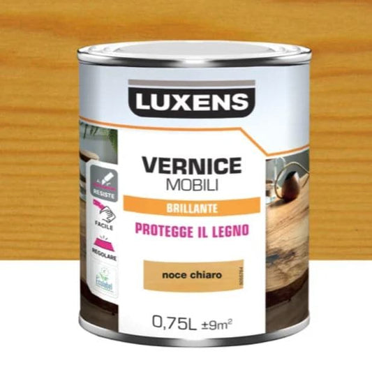 Bricocenter WOOD VARNISH LIGHT WALNUT GLOSS 0, LT LUXENS