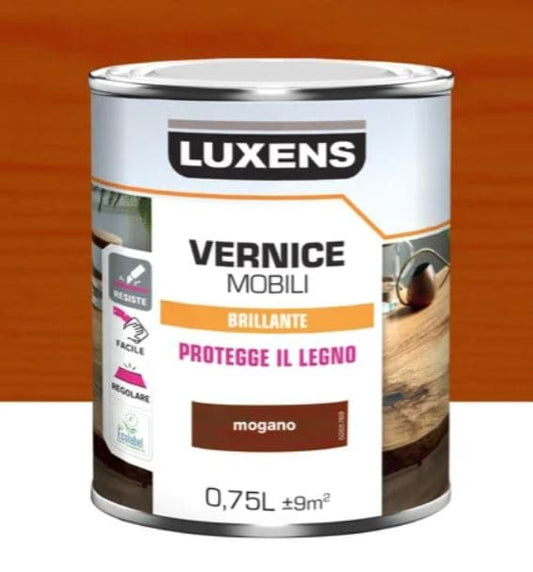 BRILLIANT MAHOGANY WOOD VARNISH 0.75 L LUXENS - best price from Maltashopper.com BR470004817