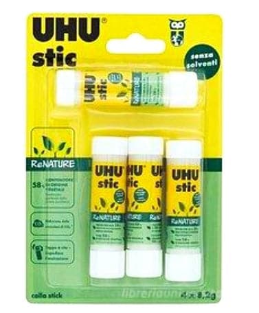 GLUE STICK 4 PIECES RENATURE 8GR