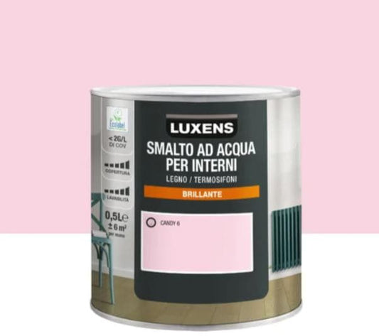 Bricocenter INTERIOR ENAMEL CANDY 6 BRILLIANT LUXENS 500ML