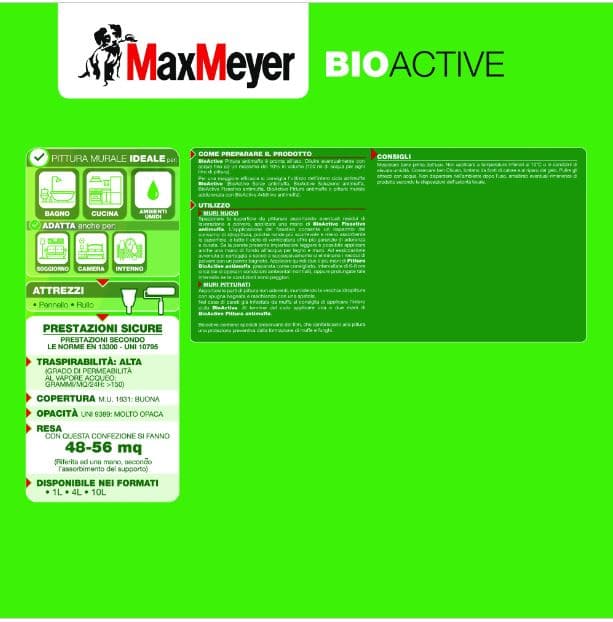 Bricocenter BIOACTIVE ANTI-MOULD WHITE PAINT A+ 4LT