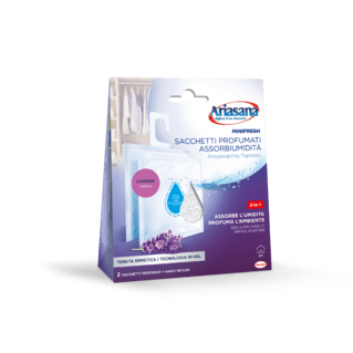 Bricocenter ARIASANA MINIFRESH WARDROBES 2 SACHETS LAVENDER FLOWERS