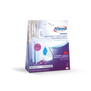 ARIASANA MINIFRESH WARDROBES 2 SACHETS LAVENDER FLOWERS