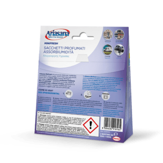 Bricocenter ARIASANA MINIFRESH WARDROBES 2 SACHETS LAVENDER FLOWERS