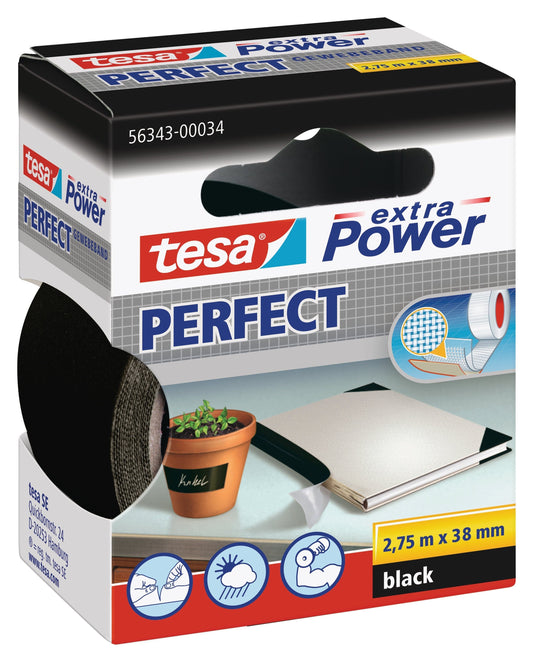 Bricocenter REPAIR TAPE BLACK EXTRA POWER PERFECT 38MMX2,75MT