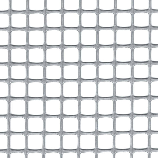Bricocenter PLASTIC SQUARE NET 10 SILVER 0.5X5 M
