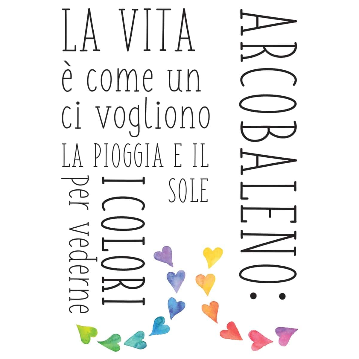 Bricocenter RAINBOW STICKER M
