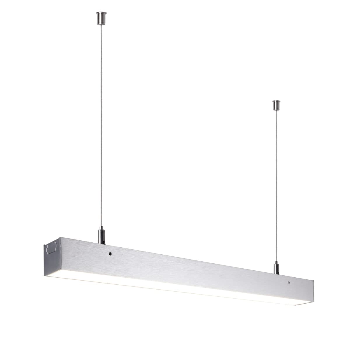 Bricocenter SLIMLINE ALUMINIUM PROFILE SILVER 50 CM LED 12.5W NATURAL LIGHT