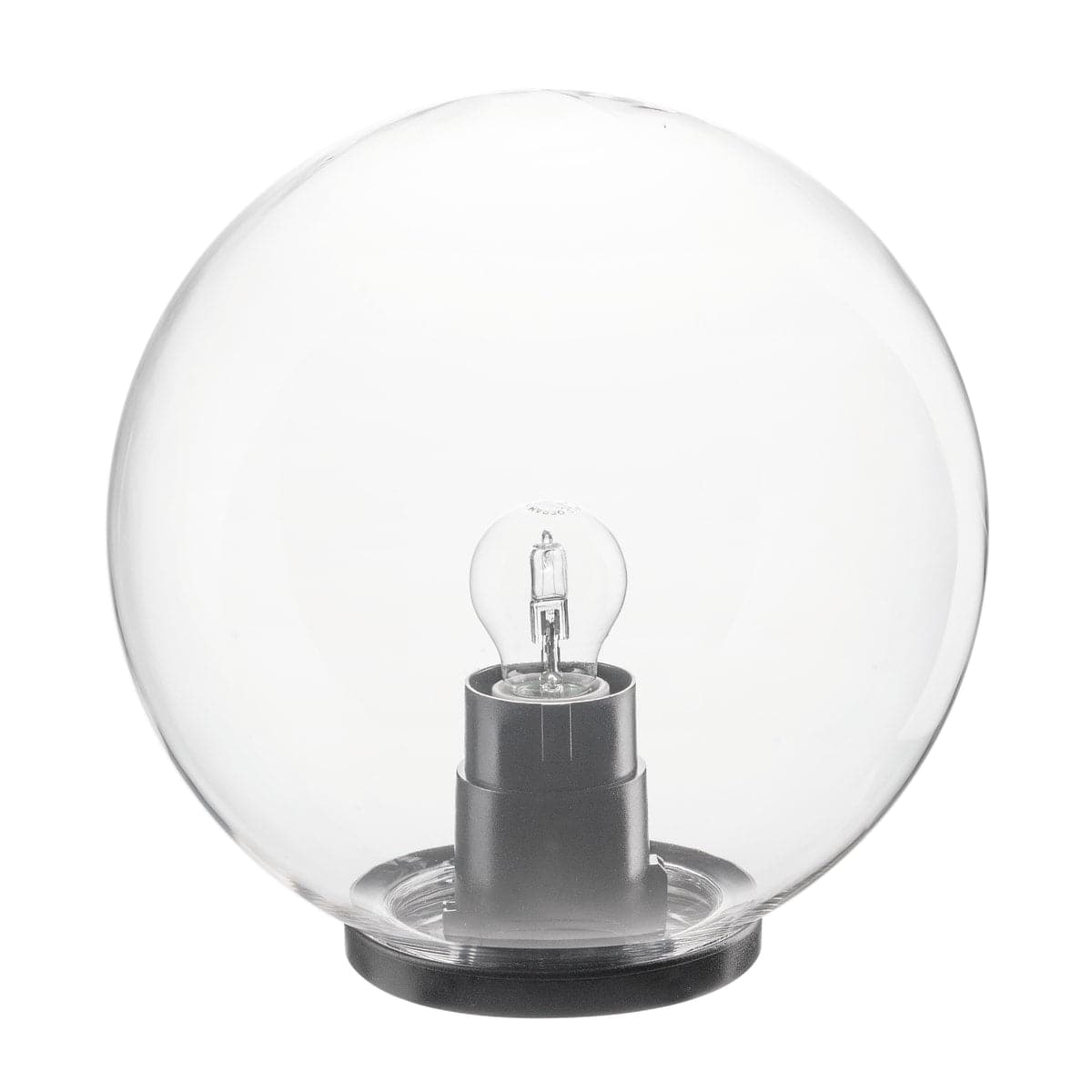 SPHERE PLASTIC WHITE D30 E27=75W IP44