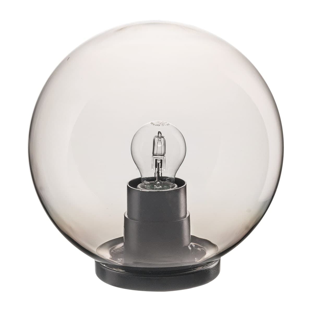 SPHERE PLASTIC FUME D25 E27=60W IP44 - best price from Maltashopper.com BR420950336