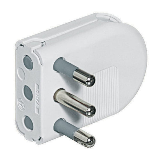 16A PLUG SWIVEL PINS WHITE - best price from Maltashopper.com BR420120154