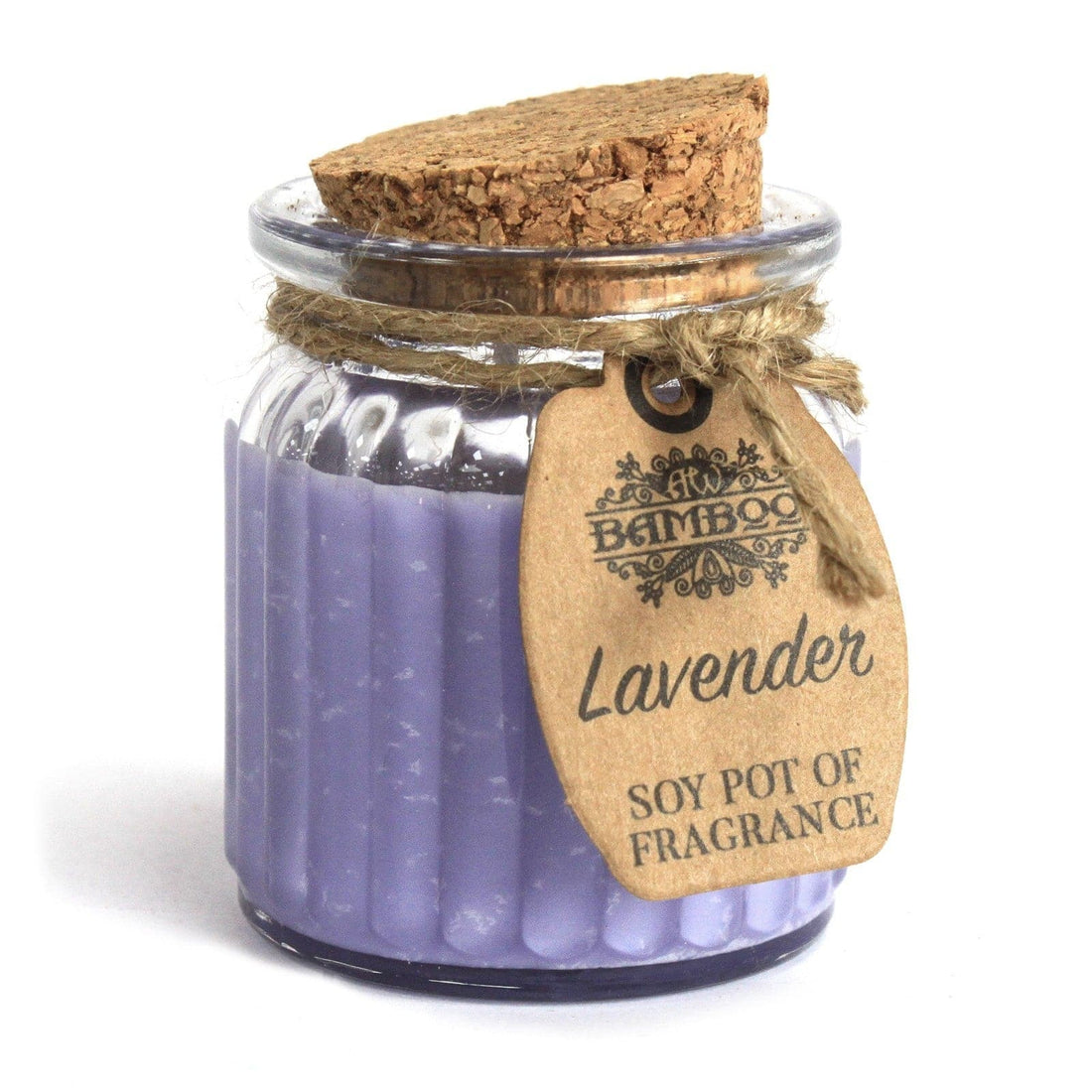 Lavender Soy Pot of Fragrance Candles - best price from Maltashopper.com SOYP-01