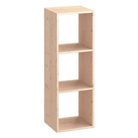 3 SPACEO KUB L105xP31.7xH36CM PINE WOOD CUBES - best price from Maltashopper.com BR440002016