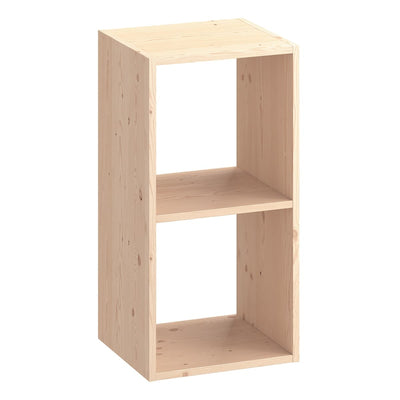 2 SPACEO KUB L70.5xP31.7xH36CM PINE WOOD CUBES - best price from Maltashopper.com BR440002015