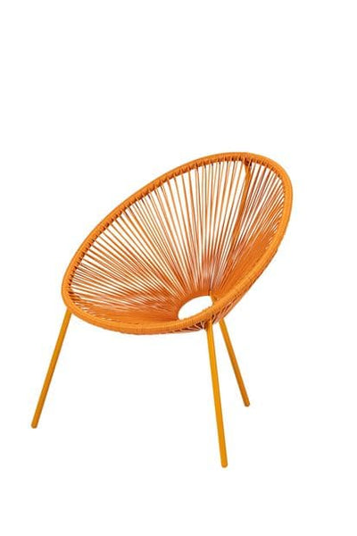 ACAPULCO Yellow lounge chair H 82 x W 75 x D 69 cm - best price from Maltashopper.com CS652995