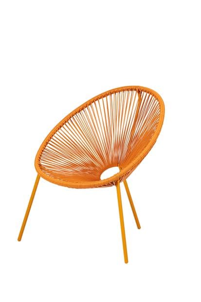 ACAPULCO Yellow lounge chair H 82 x W 75 x D 69 cm - best price from Maltashopper.com CS652995