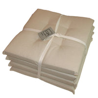 SET 4 RELAX CHAIR COVERS CHRISTMAS 40X40 CM ECRU RED BORDER - best price from Maltashopper.com BR480003088