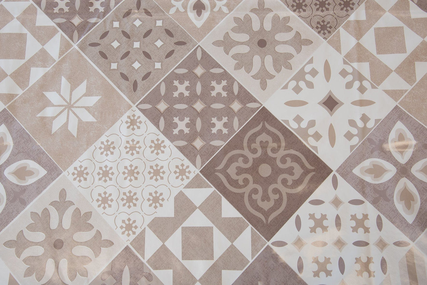 Bricocenter WAXED TABLECLOTH 120X160CM MAIOLICA BEIGE