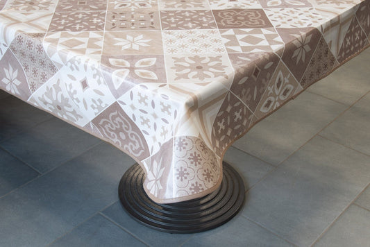 Bricocenter WAXED TABLECLOTH 140X180CM MAJOLICA BEIGE