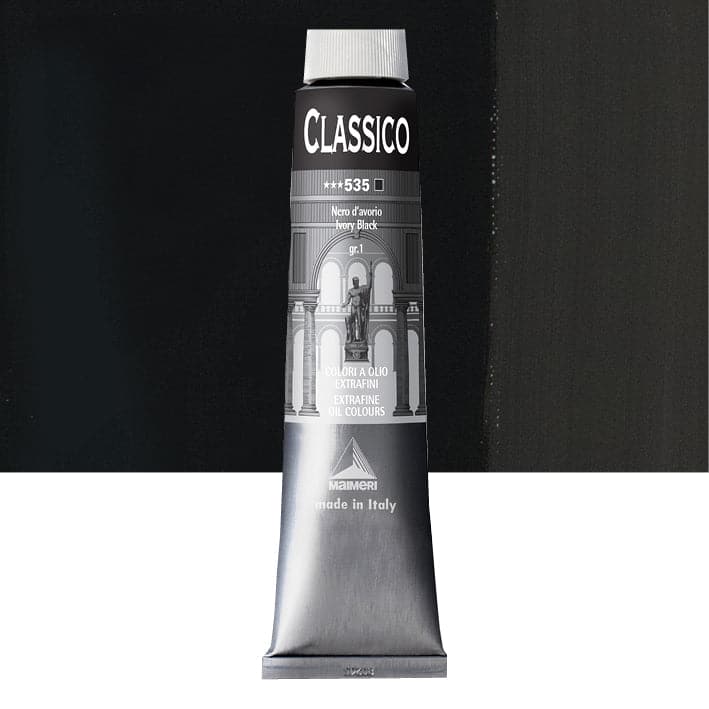 CLASSIC OIL COLOUR 200ML IVORY BLACK