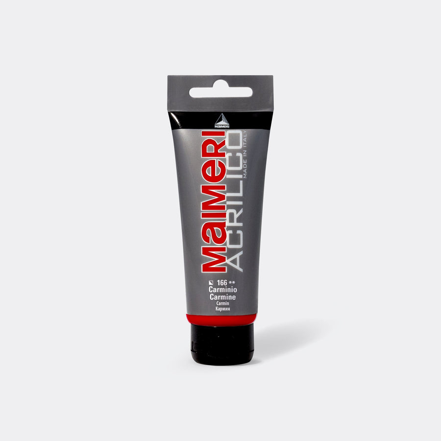 ACRYLIC PAINT 200ML CARMINE - best price from Maltashopper.com BR480010374
