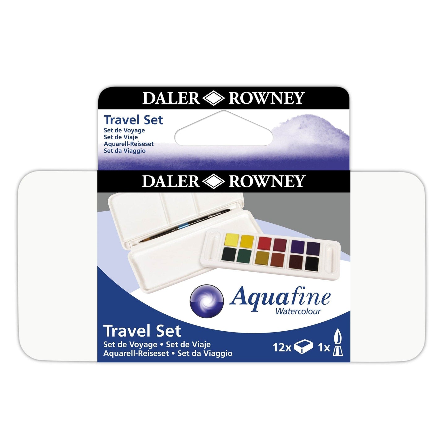 Bricocenter WATERCOLOUR SET 12 HALF GODETS