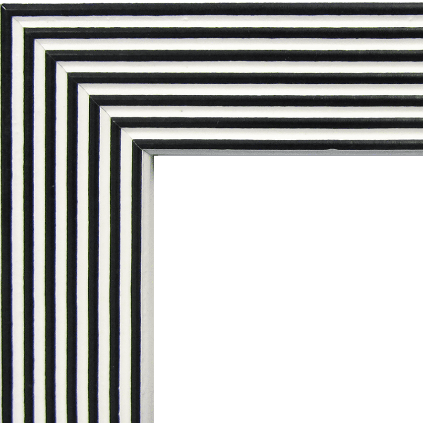 Bricocenter BLACK AND WHITE STRIPED FRAME 13X18 CM