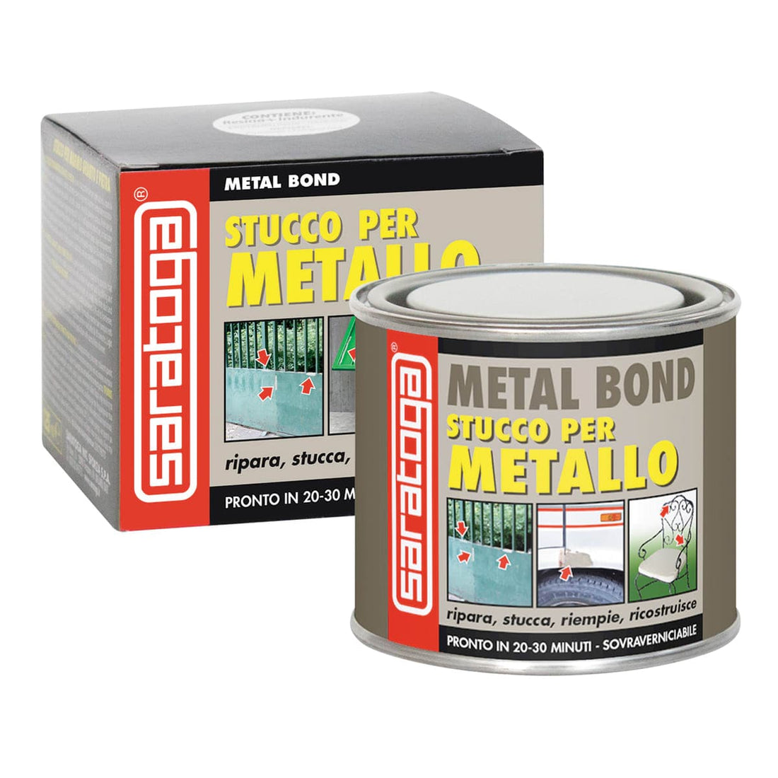 TWO-COMPONENT METAL PUTTY 125 ML - best price from Maltashopper.com BR470410172