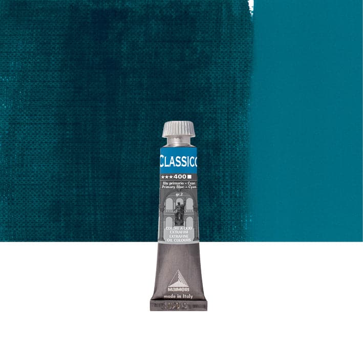 CLASSIC OIL COLOUR 60ML PRIMARY BLUE CYAN