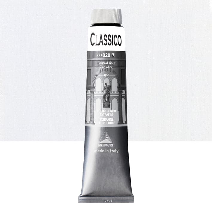 CLASSIC OIL COLOUR 200ML ZINC WHITE