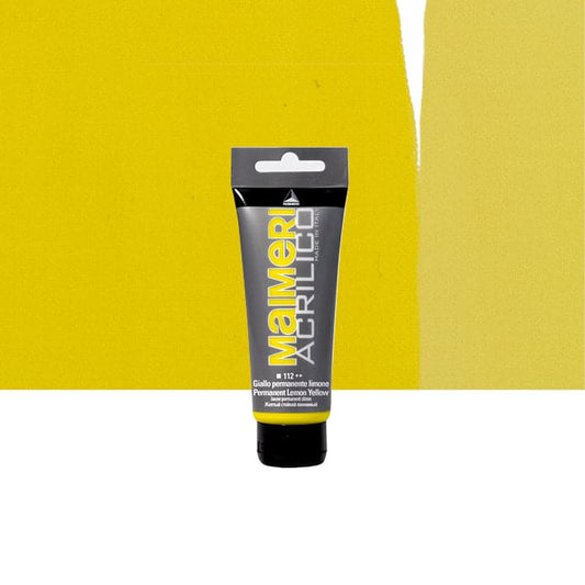 Bricocenter LEMON PERMANENT YELLOW ACRYLIC COLOUR 75ML