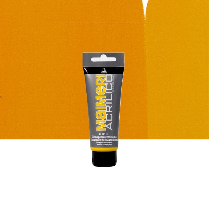 PERMANENT YELLOW ACRYLIC MEDIUM 75ML