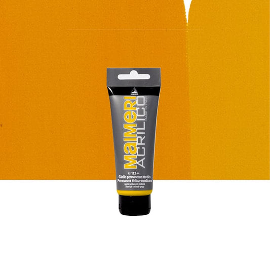 PERMANENT YELLOW ACRYLIC MEDIUM 75ML