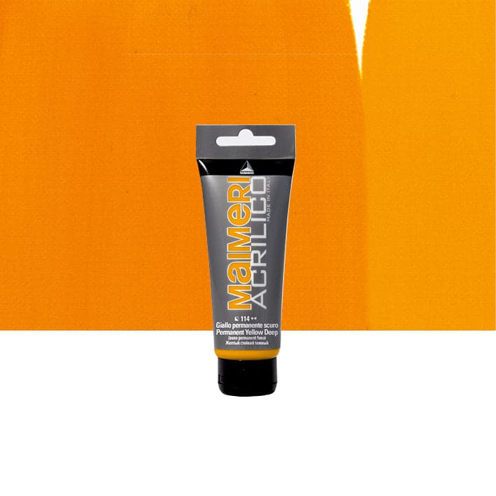 DARK PERMANENT YELLOW ACRYLIC COLOUR 75ML