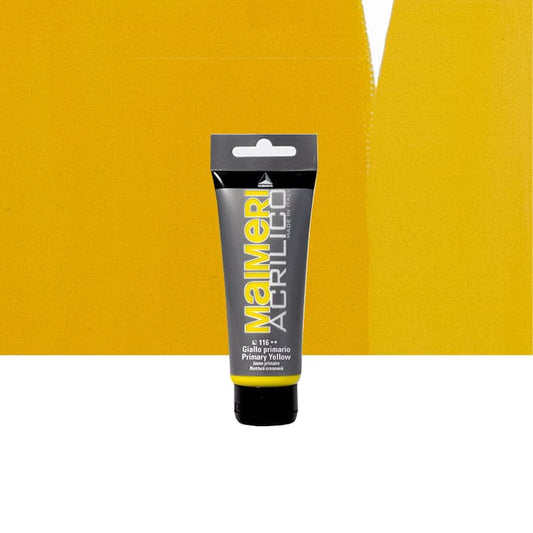 PRIMARY YELLOW ACRYLIC COLOUR 75ML