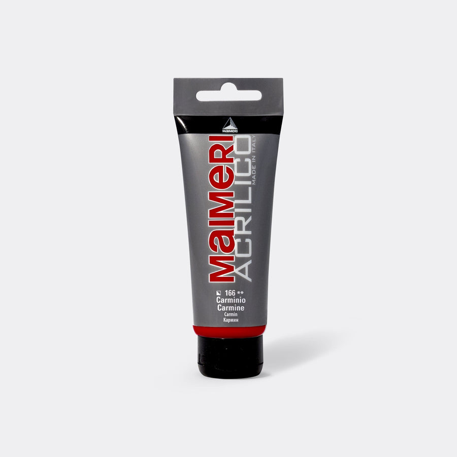 ACRYLIC COLOUR CARMINE 75ML