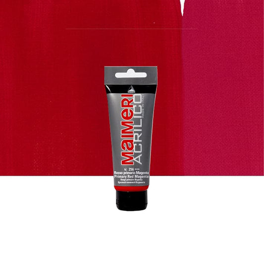 MAGENTA PRIMARY RED ACRYLIC COLOUR 75ML